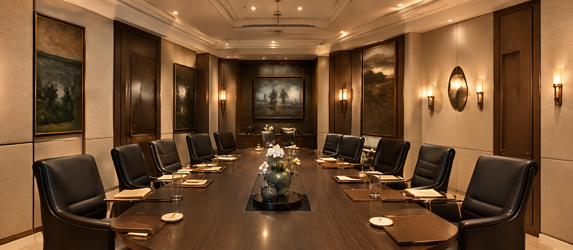 Private Boardroom with Conference Table